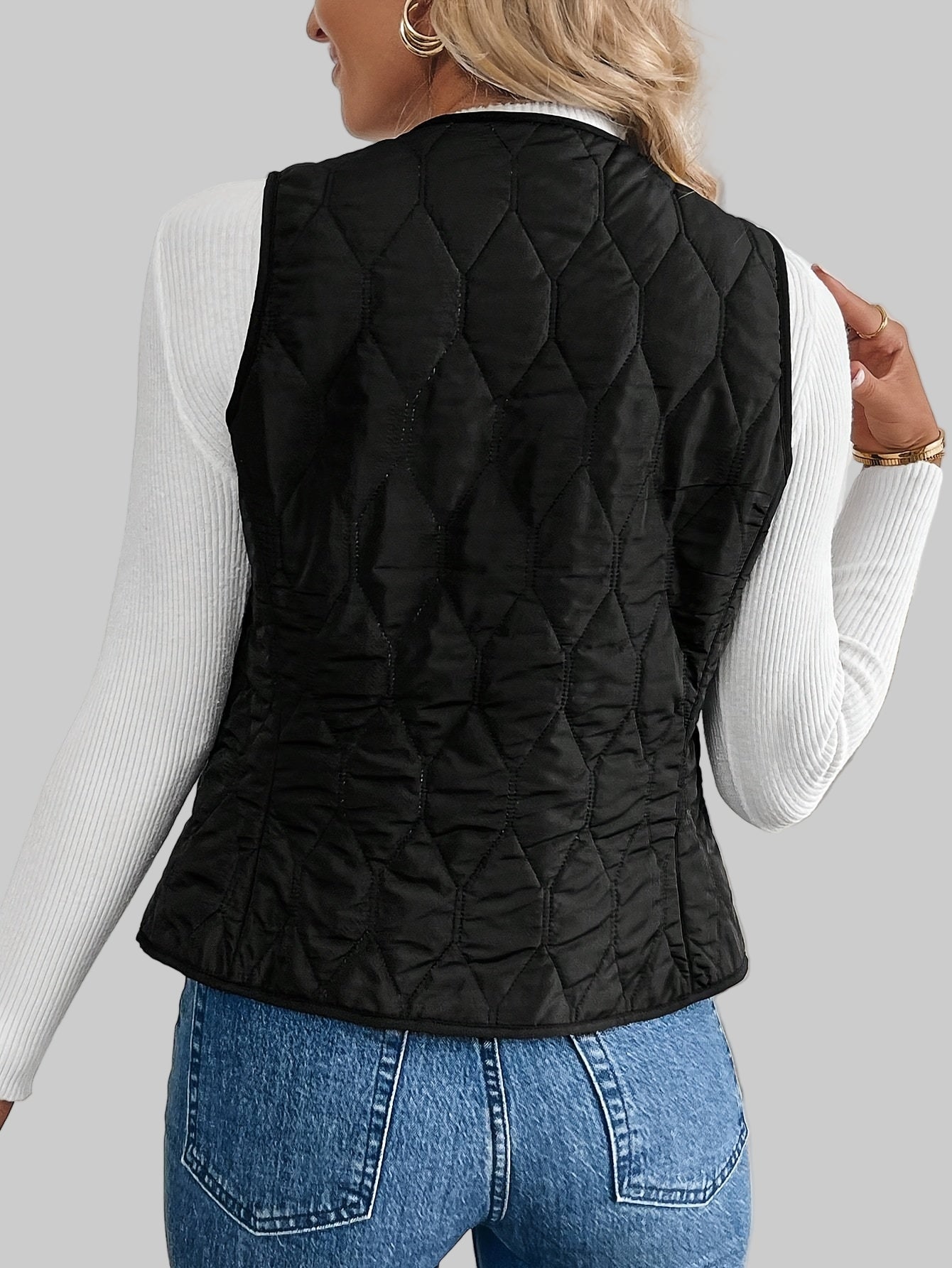 Pique καπιτονέ μπόμπερ γιλέκο