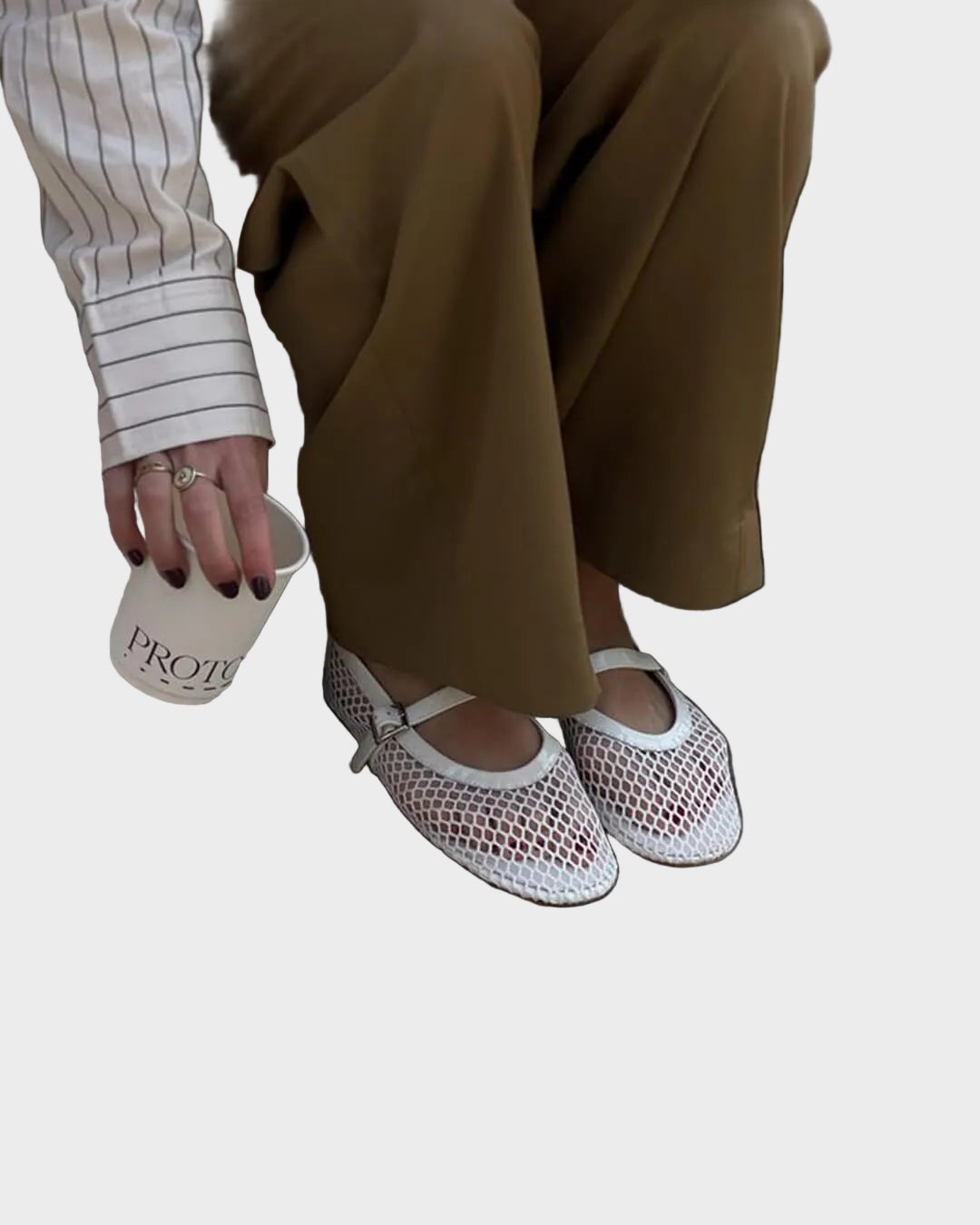 Margaux Mesh Ballet Flats