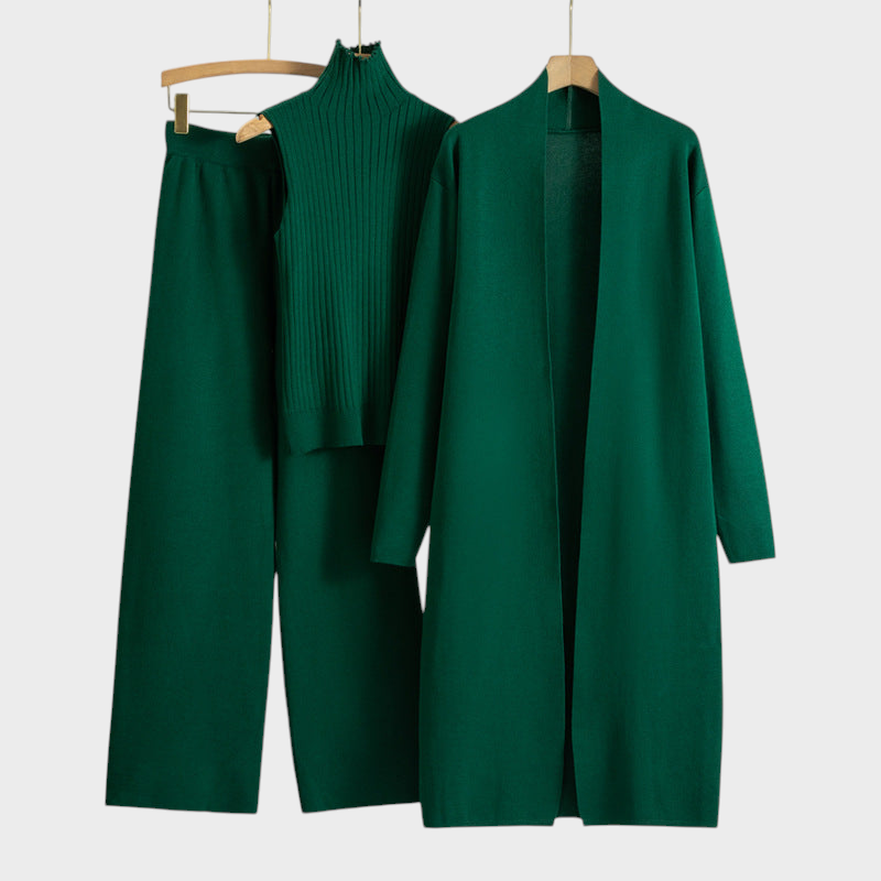 Sandra | Μακρύ Καρντιγκάν Τριών Τεμαχίων