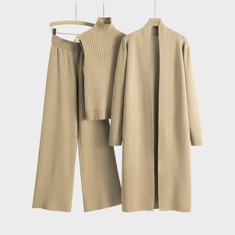 Sandra | Μακρύ Καρντιγκάν Τριών Τεμαχίων