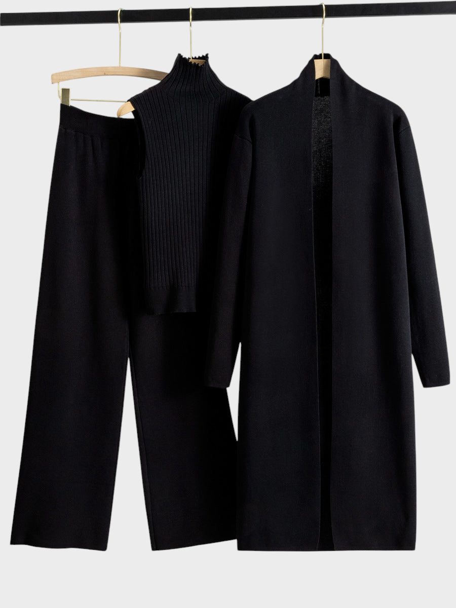 Sandra | Μακρύ Καρντιγκάν Τριών Τεμαχίων