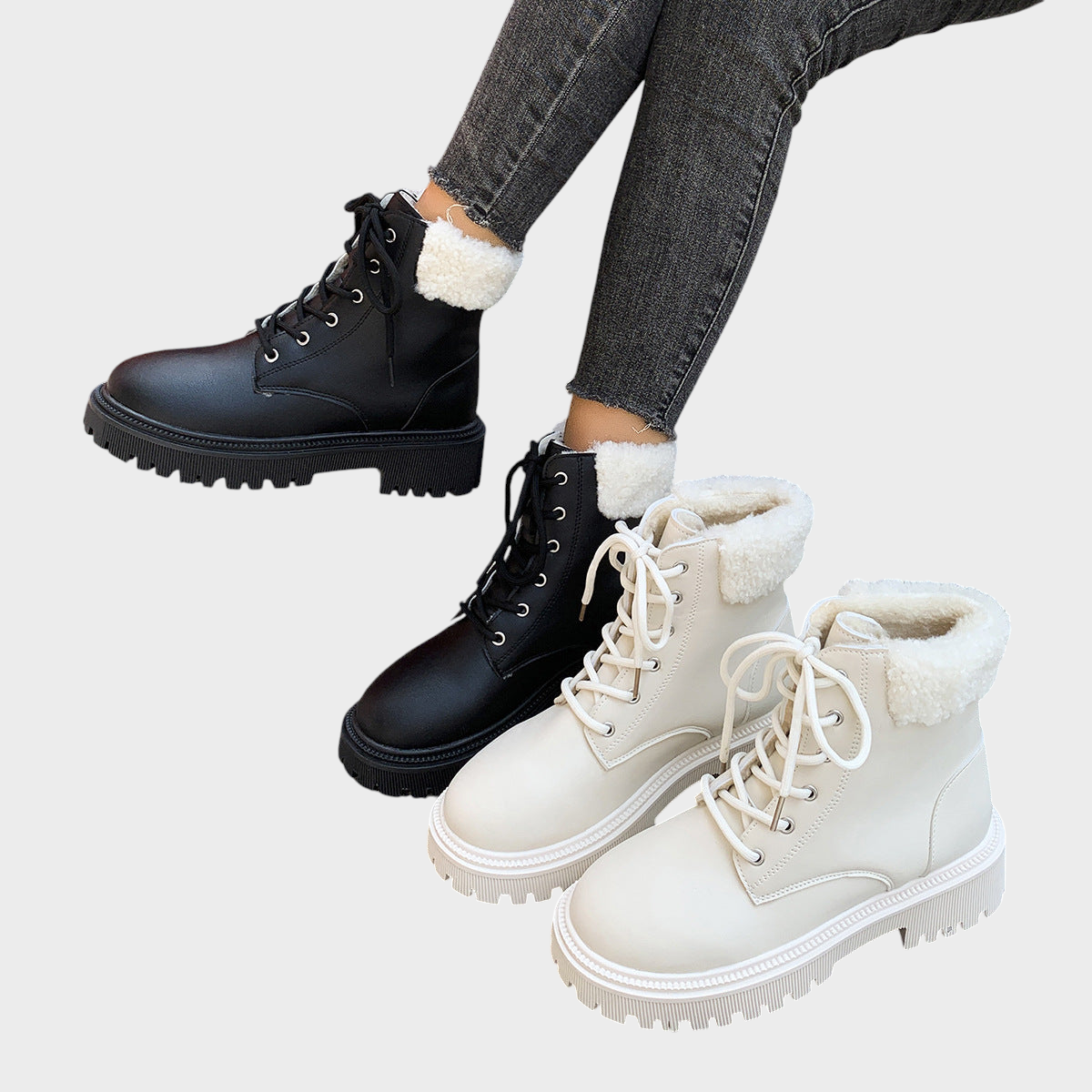 Rachel | Γυναικείες Χειμερινές Μπότες από Βαμβάκι