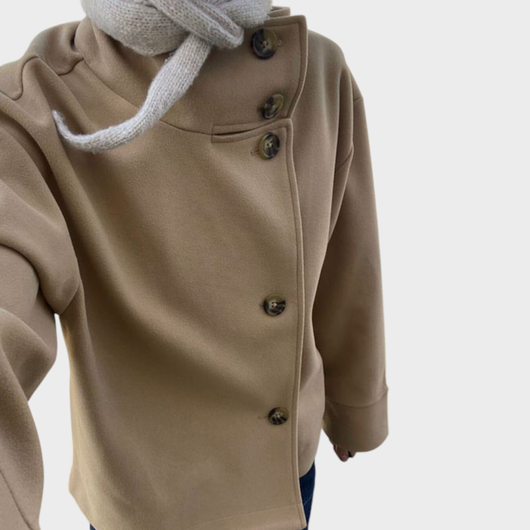 Elice | Κομψό Μπουφάν με Σταθερό Γιακά