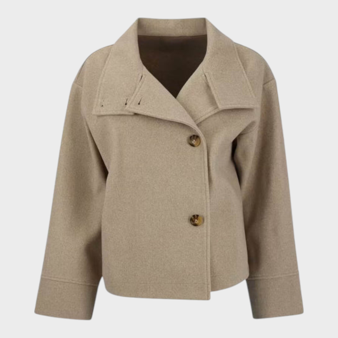 Elice | Κομψό Μπουφάν με Σταθερό Γιακά