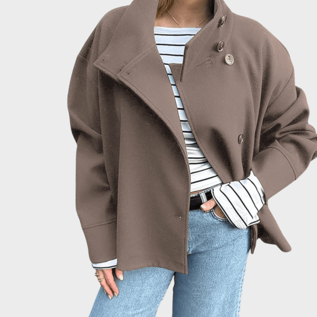 Elice | Κομψό Μπουφάν με Σταθερό Γιακά