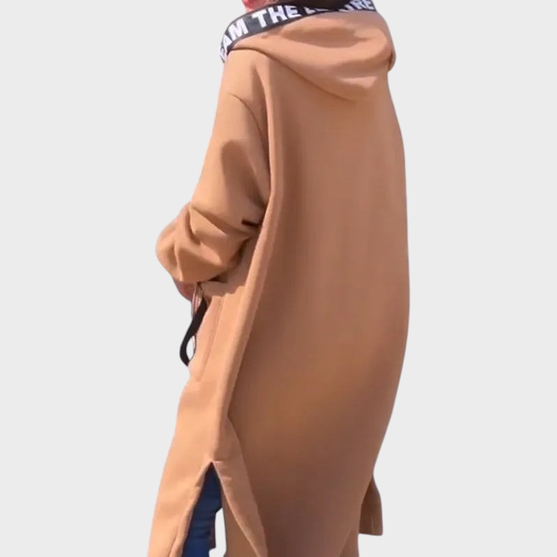 Sammy | Γυναικείο Μακρύ Φούτερ με Κουκούλα