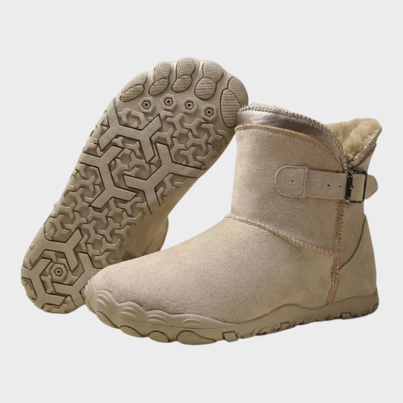 Cozely | Γυναικεία Παπούτσια Μπαρέτας με Επένδυση από Γούνα & Εργονομικό Σχέδιο (BOGO)